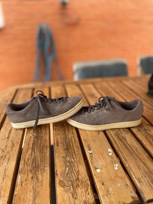 Zapatillas Puma Court Star Grises