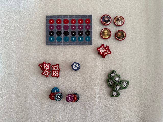 Imperial Assault Tokens Sombras Gemelas