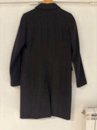 Abrigo paño negro United Colors of Benetton T40