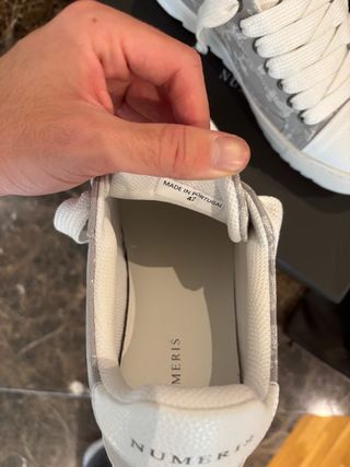 Numeris Atelier Zapatillas Gris/Blanco - Talla 42