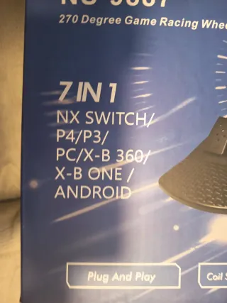 Volante ALUCARD NS-9887 270º Pedales