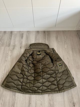 Abrigo Blauer verde con capucha Talla M