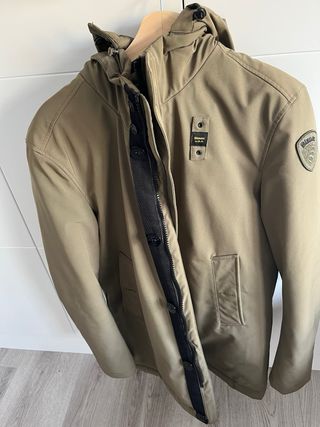 Abrigo Blauer verde con capucha Talla M