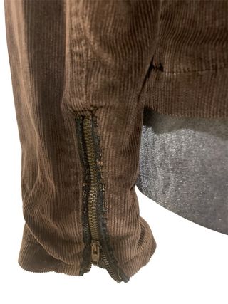 Chaqueta de pana marrón