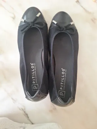 Zapatos Bailarinas Pitillos Negros