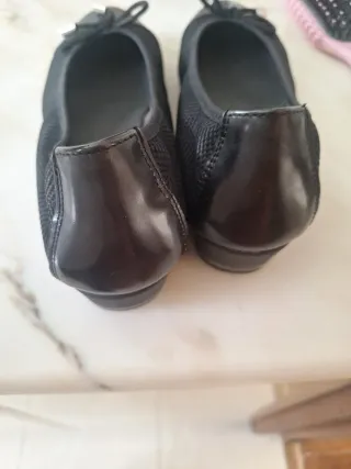 Zapatos Bailarinas Pitillos Negros