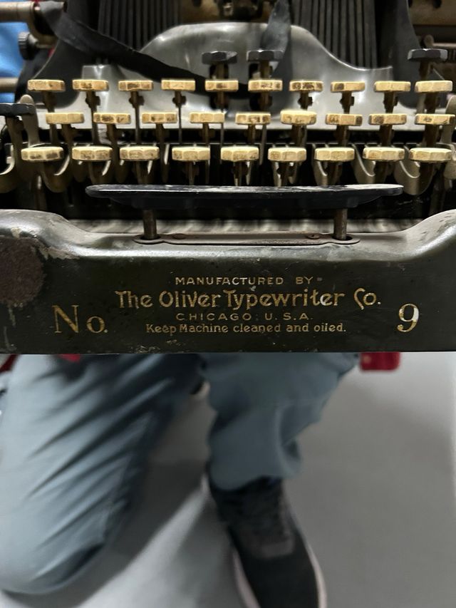 Máquina de escribir Oliver Typewriter Nº9