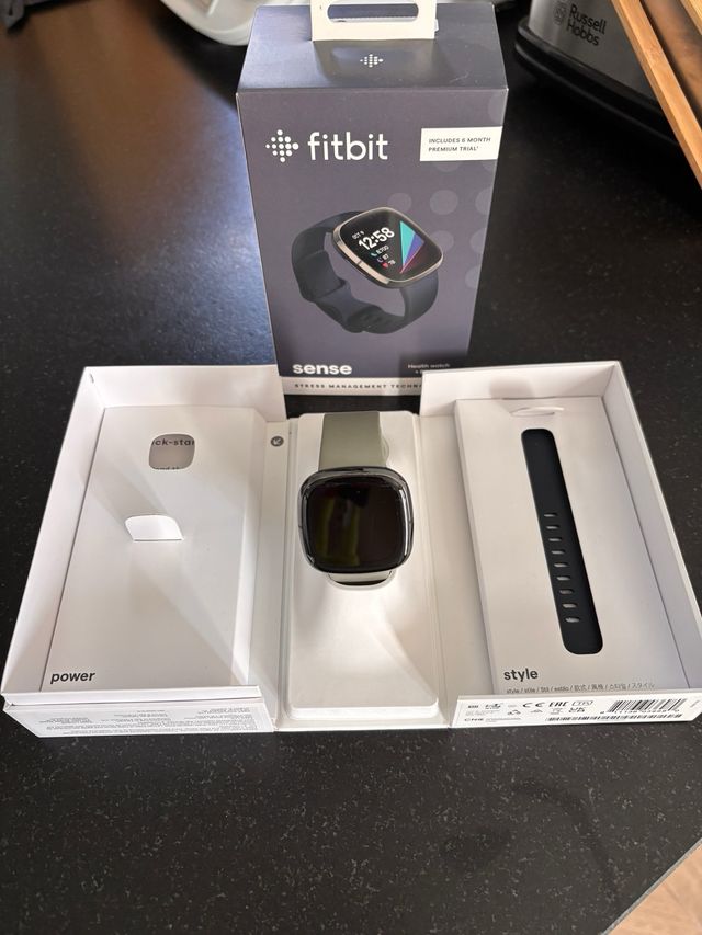 Fitbit Sense Smartwatch Negro cromado