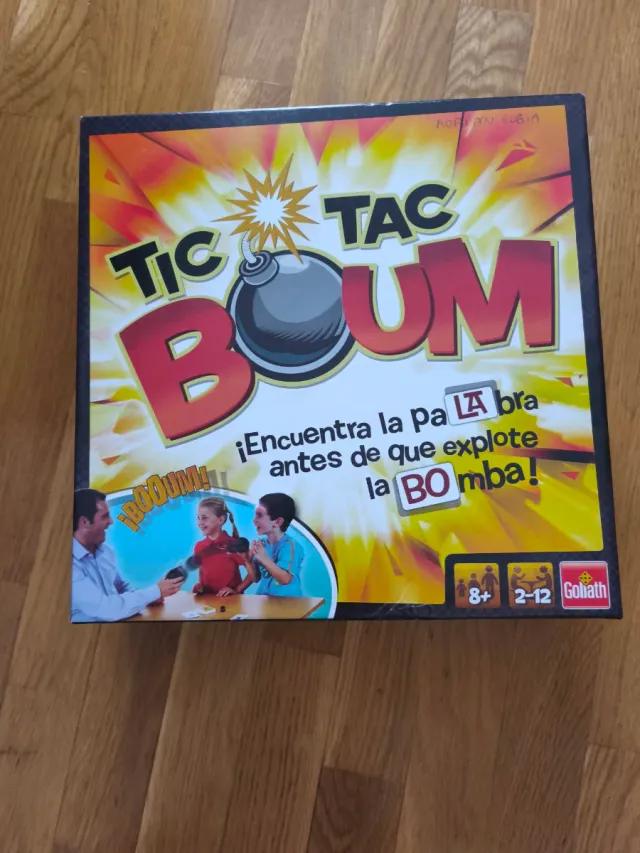 Tic Tac Boom Juego de Mesa Goliath