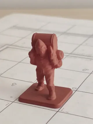 Miniatura personaggio con zaino