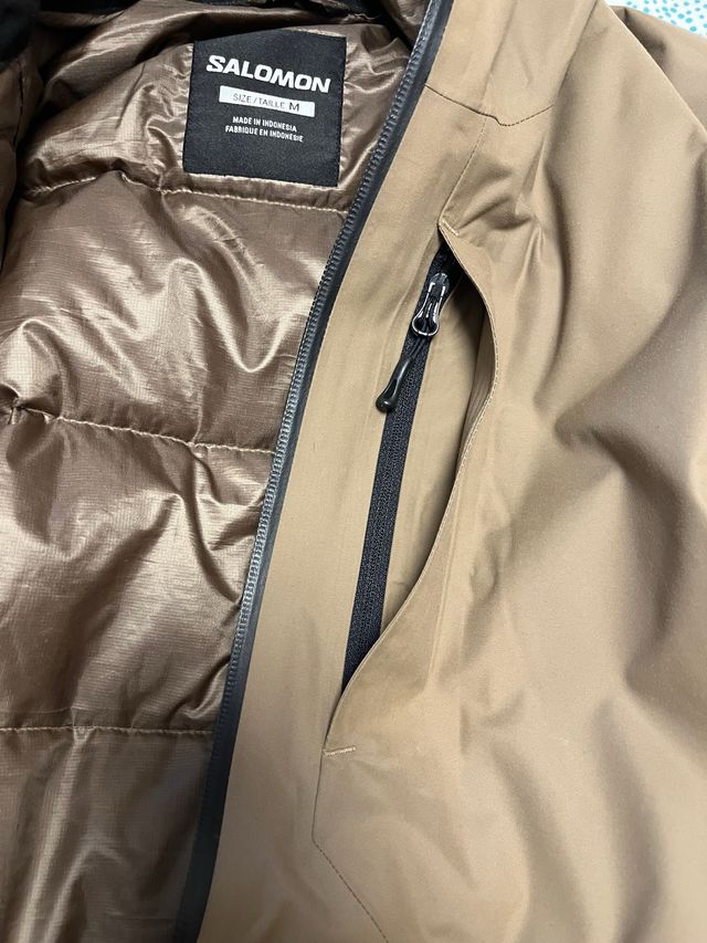 Chaqueta 3 en 1 Salomon Beige/Marrón