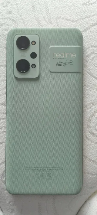 Realme GT2 Edición Limitada Papel Verde