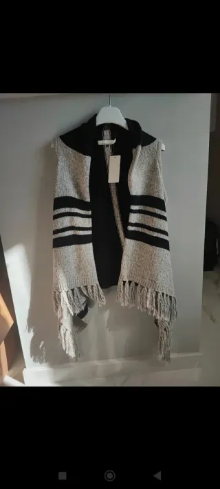 Mantella donna con frange