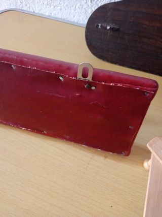 3 Perchas Madera y Metal