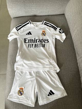 Equipación Real Madrid Adidas Blanca