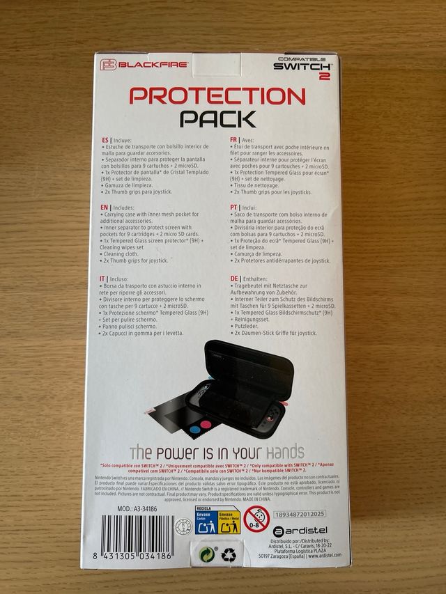 Funda y Protector Pantalla Nintendo Switch 2