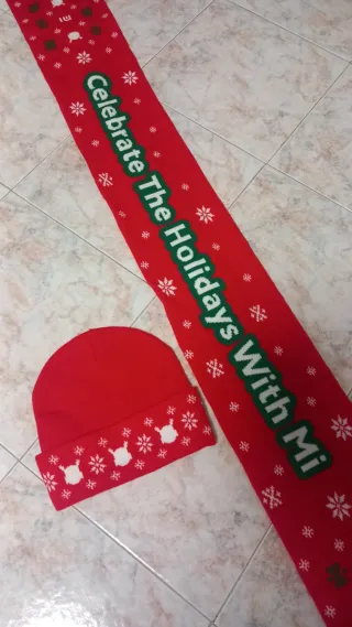 Cappello e Sciarpa Natale Xiaomi Mi