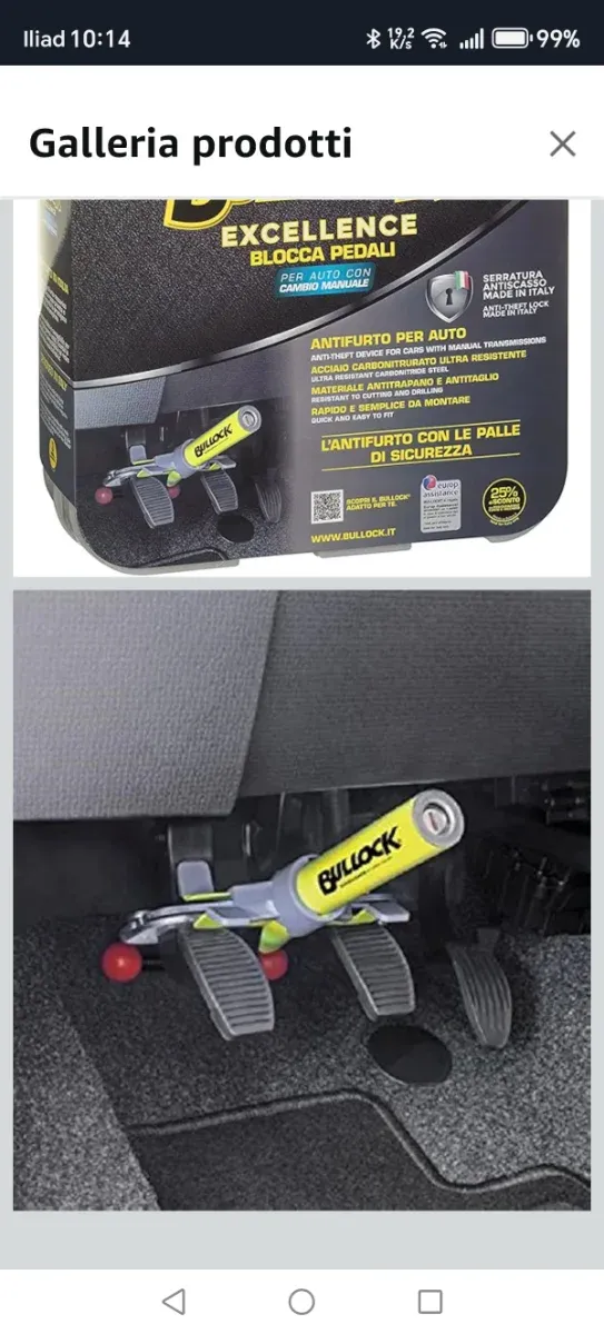 Bullock Mod X Antifurto Pedali