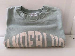 Sudadera Mango niña verde MANZANA