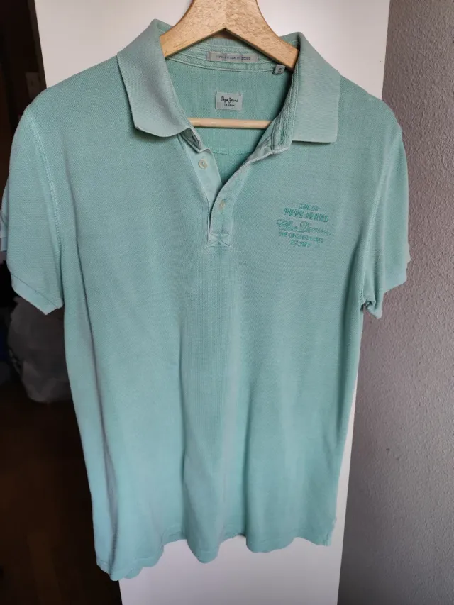 Polo Pepe Jeans Talla L Verde Menta