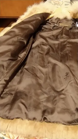 Chaquetón de pelo mujer.