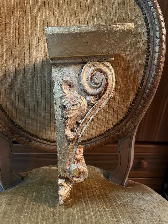 Peana decorativa pan de oro