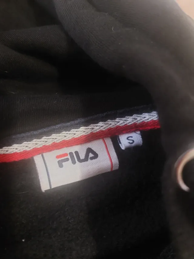 Sudadera Fila Negra con Capucha