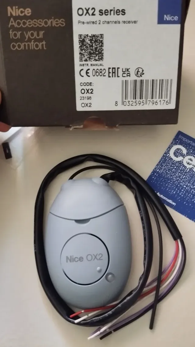 Nice OX2 Ricevitore 2 canali