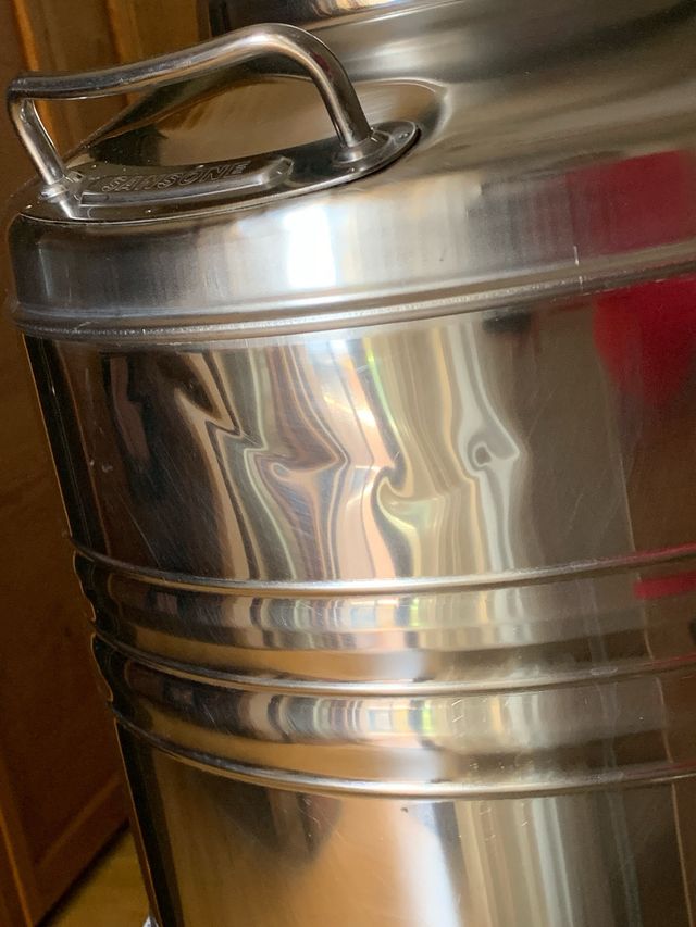 Bidone acciaio inox 30L con rubinetto