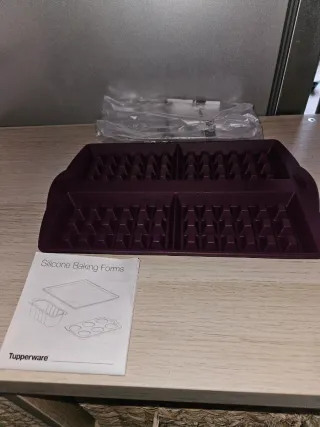 Stampo Silicone Tupperware Viola per waffel