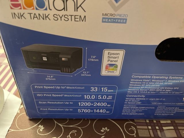 Stampante Epson Ecotank ET-2821