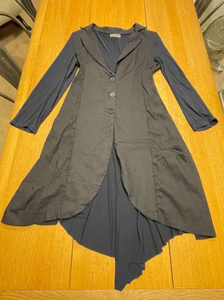 Vestido chaqueta David Valls azul t. M