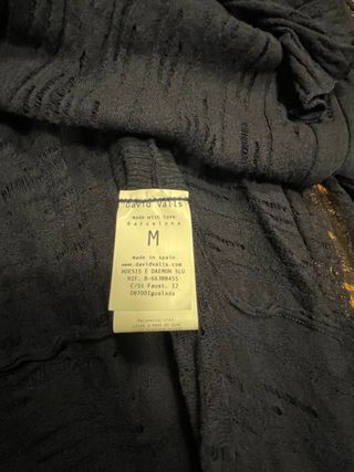 Vestido chaqueta David Valls azul t. M