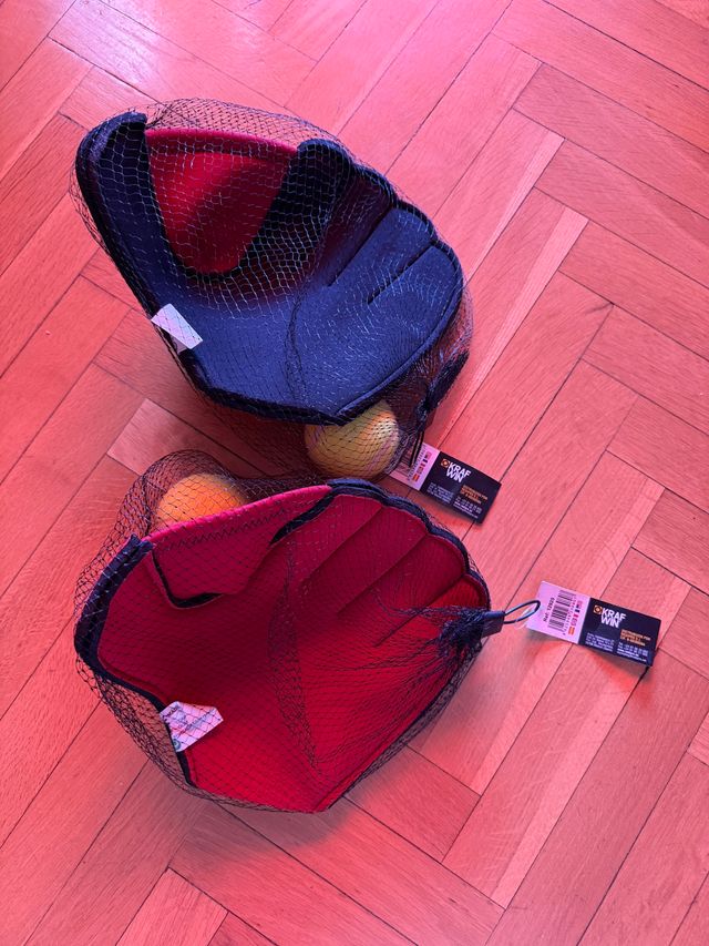 Juguetes Krafwin: Frisbee y Guantes beisbol. Niños