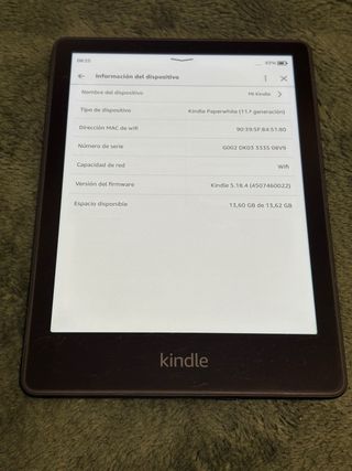 Kindle Paperwhite di 11a generazione nero