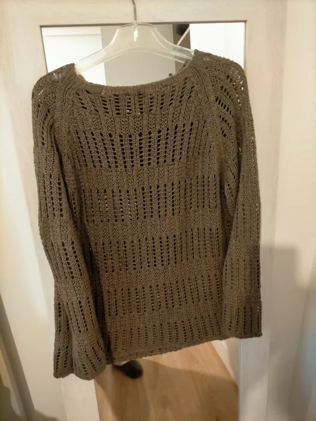 Jersey marrón tejido