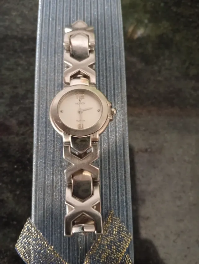 Reloj Viceroy Mujer Plata y Blanco