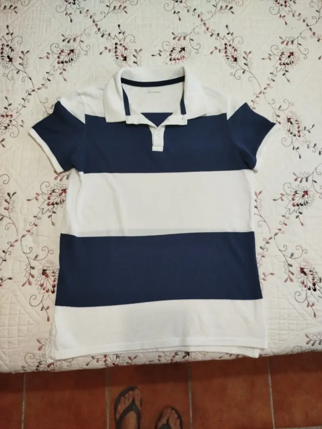 Camiseta Polo Rayas Verano Niño 12 Años
