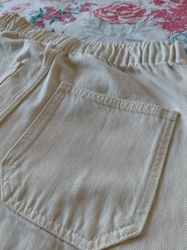 Jeans baggy bianchi donna