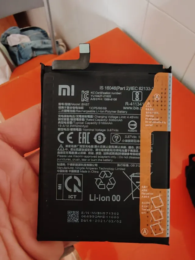 Batería Xiaomi Poco X3 Pro BN57