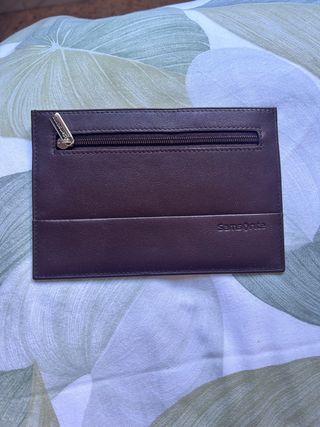 Tarjetero Samsonite Marrón Piel