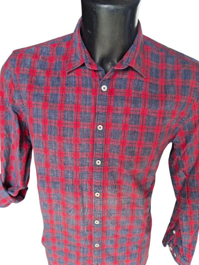 Camicia a quadri moda uomo