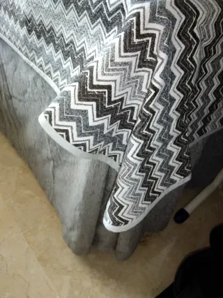 Falda mesa camilla y mesa rectangular