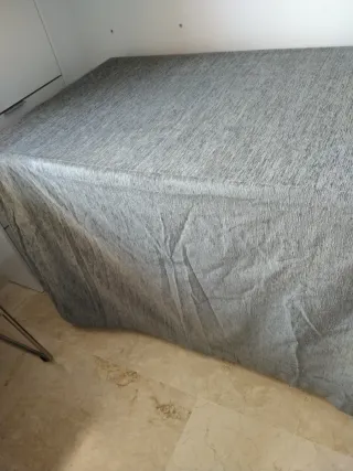 Falda mesa camilla y mesa rectangular