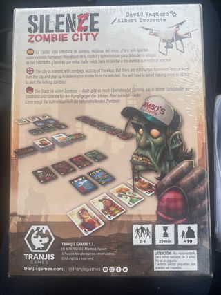 Juego de mesa Silence Zombie City