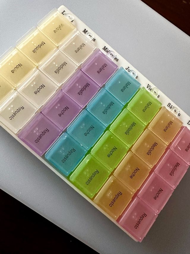 Pastillero Semanal Diario Organizador Medicamentos