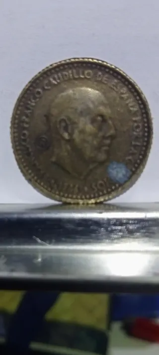 Moneda 1 Peseta Franco España 1953