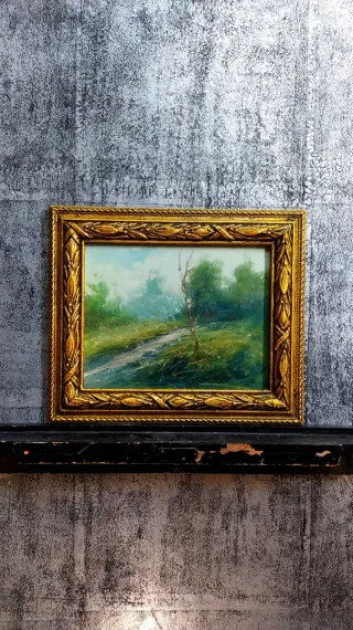 A MENA OLEO CUADRO ANTIQUE № 248