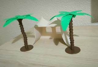 Jaima Belén Playmobil 3D con Palmeras