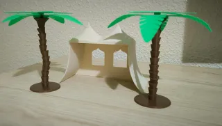 Jaima Belén Playmobil 3D con Palmeras